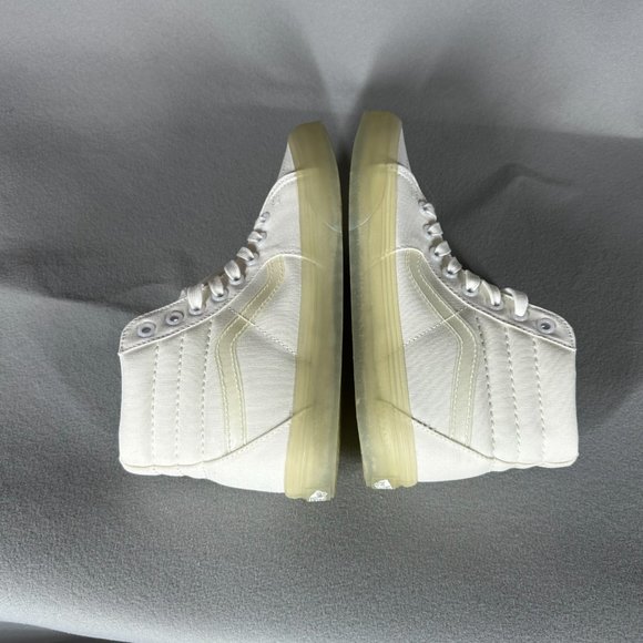 VANS SK8-Hi White Gum Sole Womens Size 7 UK 4.5 EUR 37 Skate - Picture 6 of 11